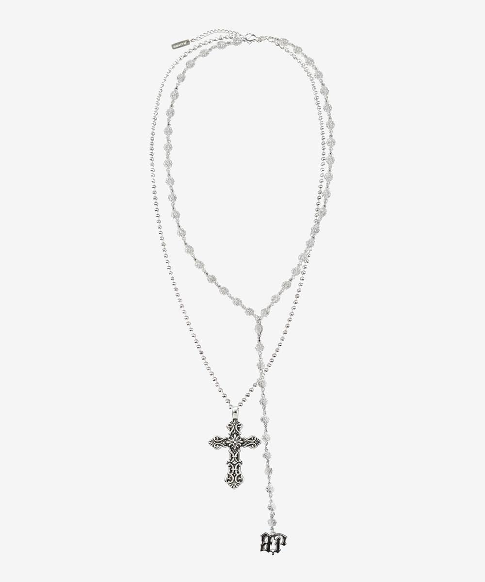Phantom Cross Layered Necklace