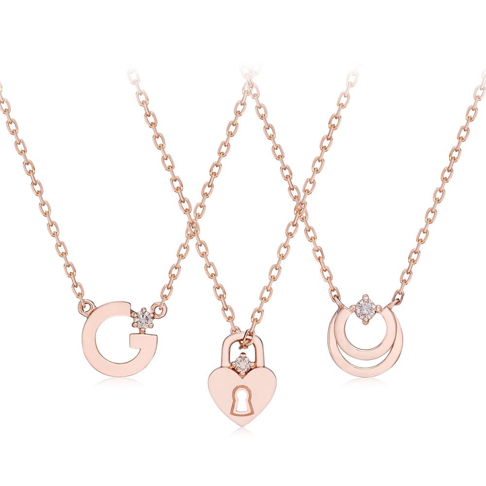 [한정수량]OCKEY 14K골드 다이아몬드 목걸이 3종 LGDN0153U3