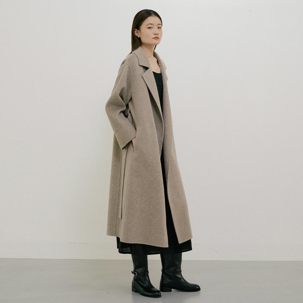 handmade cashmere coat (3col)