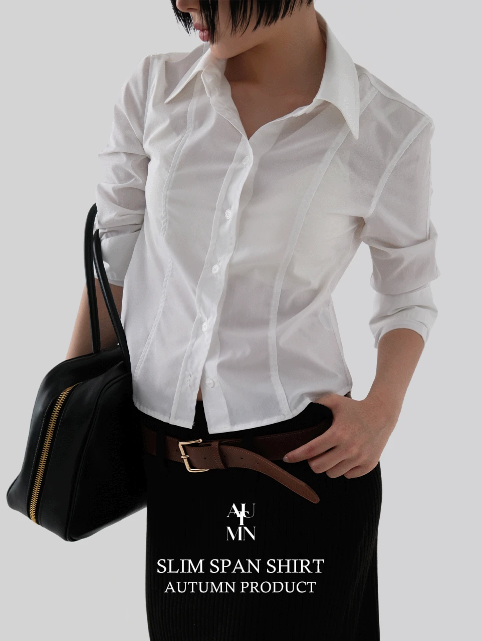 [made]슬림스판셔츠
