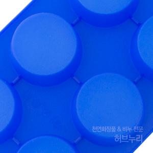 몰드29번 민무늬원6구 실리콘몰드