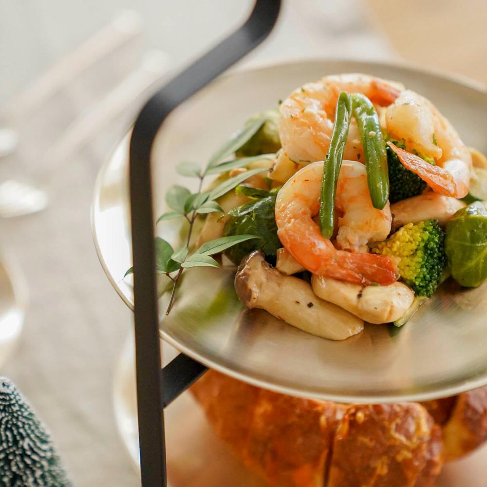 놋담 홈파티 철제 티트레이 세트 3P