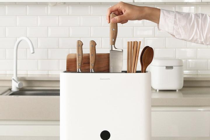 UV살균 열풍건조 칼 도마 살균기 건조기 칼꽂이 칼보관함 칼블럭 집들이 선물