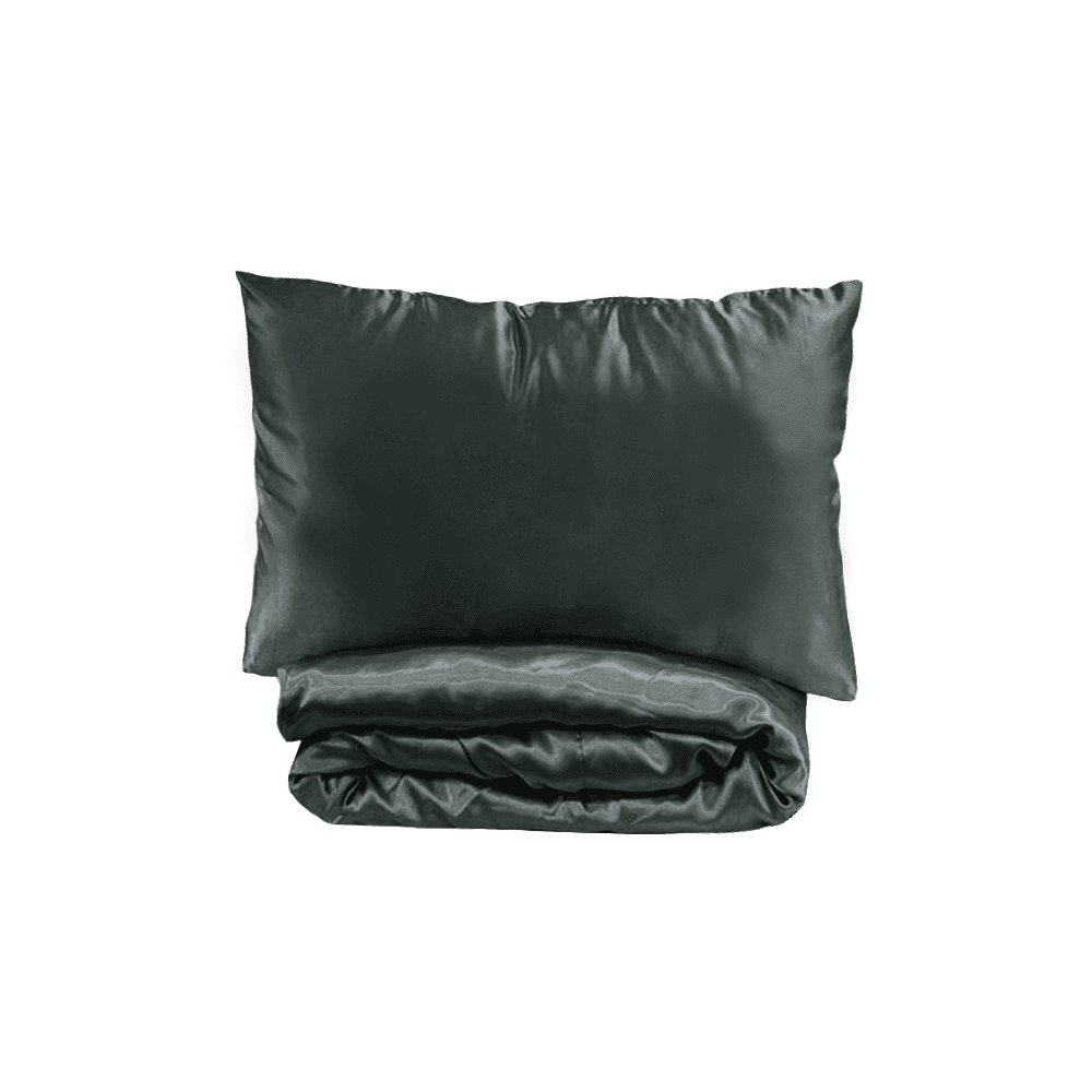 Charcoal 새틴 이불커버