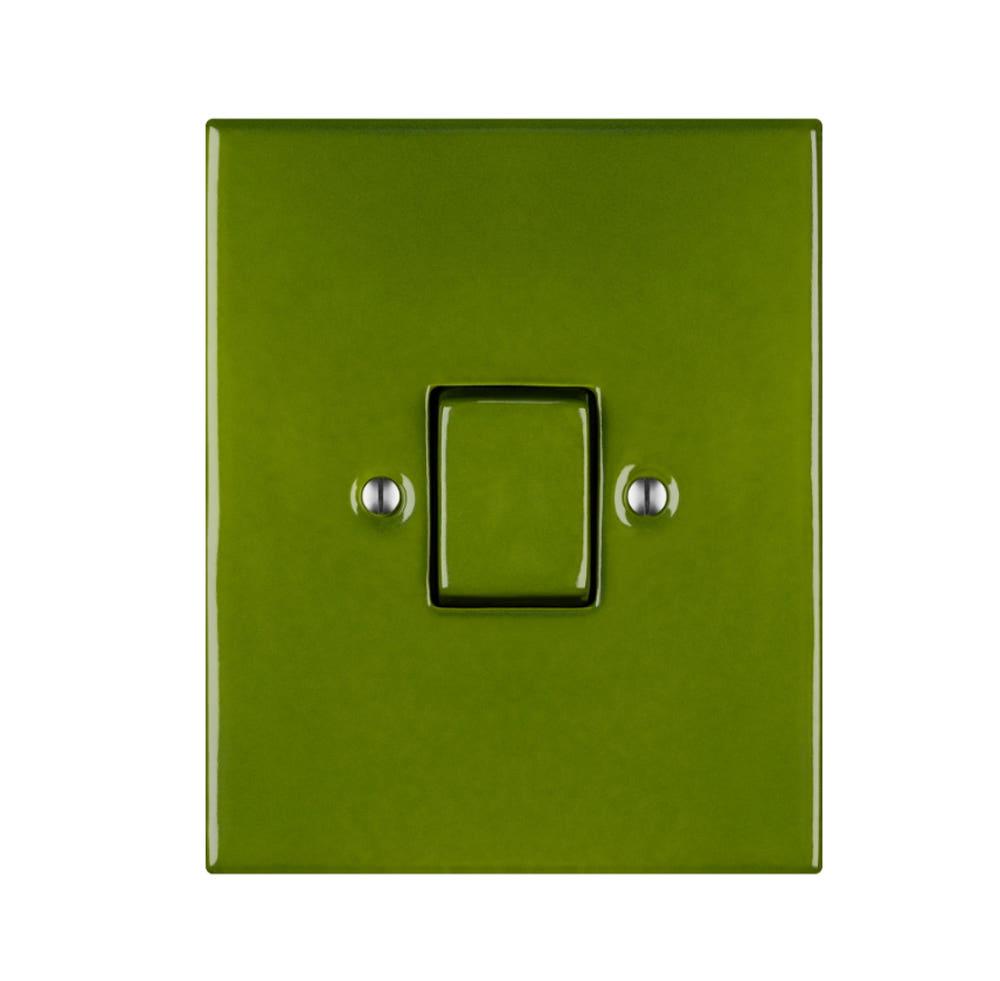 KATYPATY 카티파티 유럽 인테리어 도자기 스위치 타벨라 벽스위치 (그린버튼) 레트로 인테리어