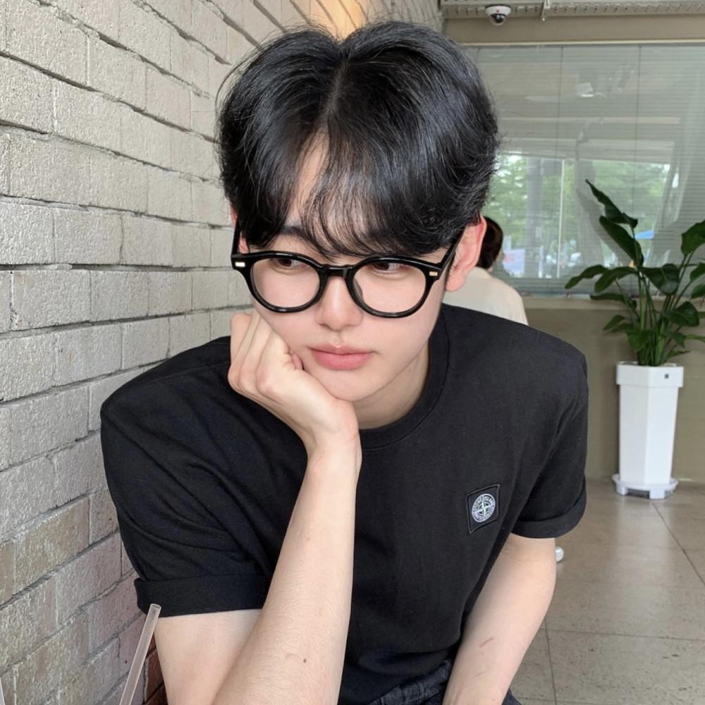 블루라이트 차단 뿔테 안경 남자 여자 패션 투명 안경테