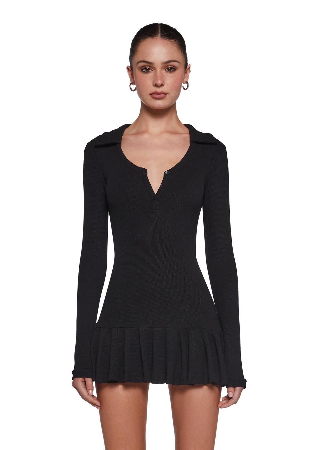 Class Dismissed Mini Dress - Black - BLACK / XX-Small