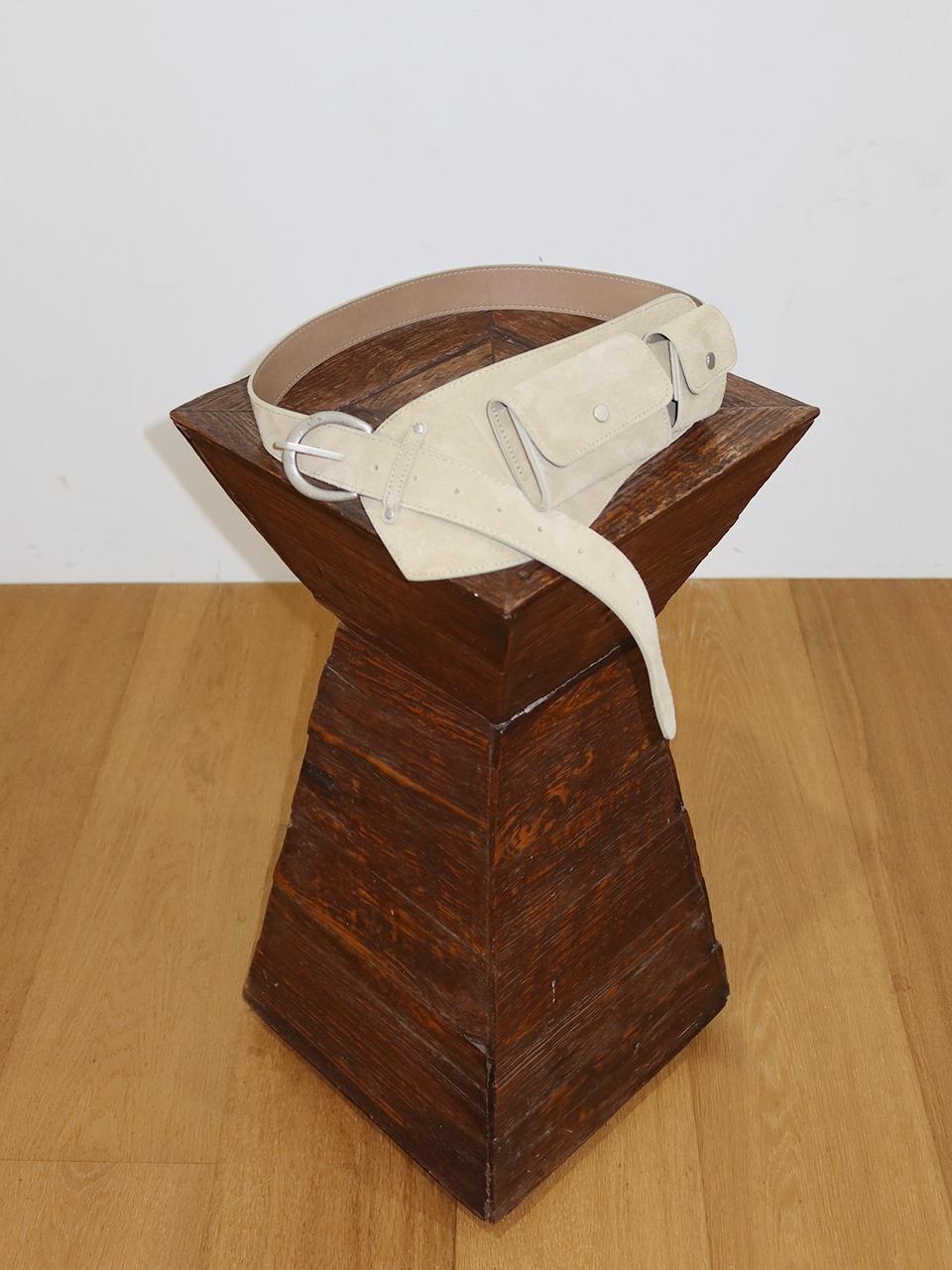 [2차, 11/4 예약배송] Layered Pocket Belt Bag_Beige