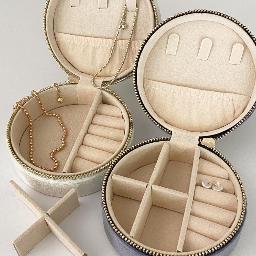 [5월 특별 감사 이벤트] 마카롱 컴팩트 미니 보석함 여행용 주얼리 악세사리 도장 보관함