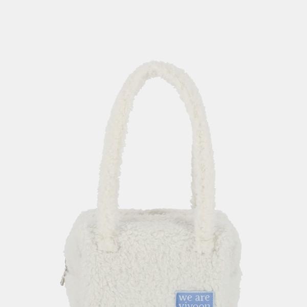 Handy pouch (furry white)