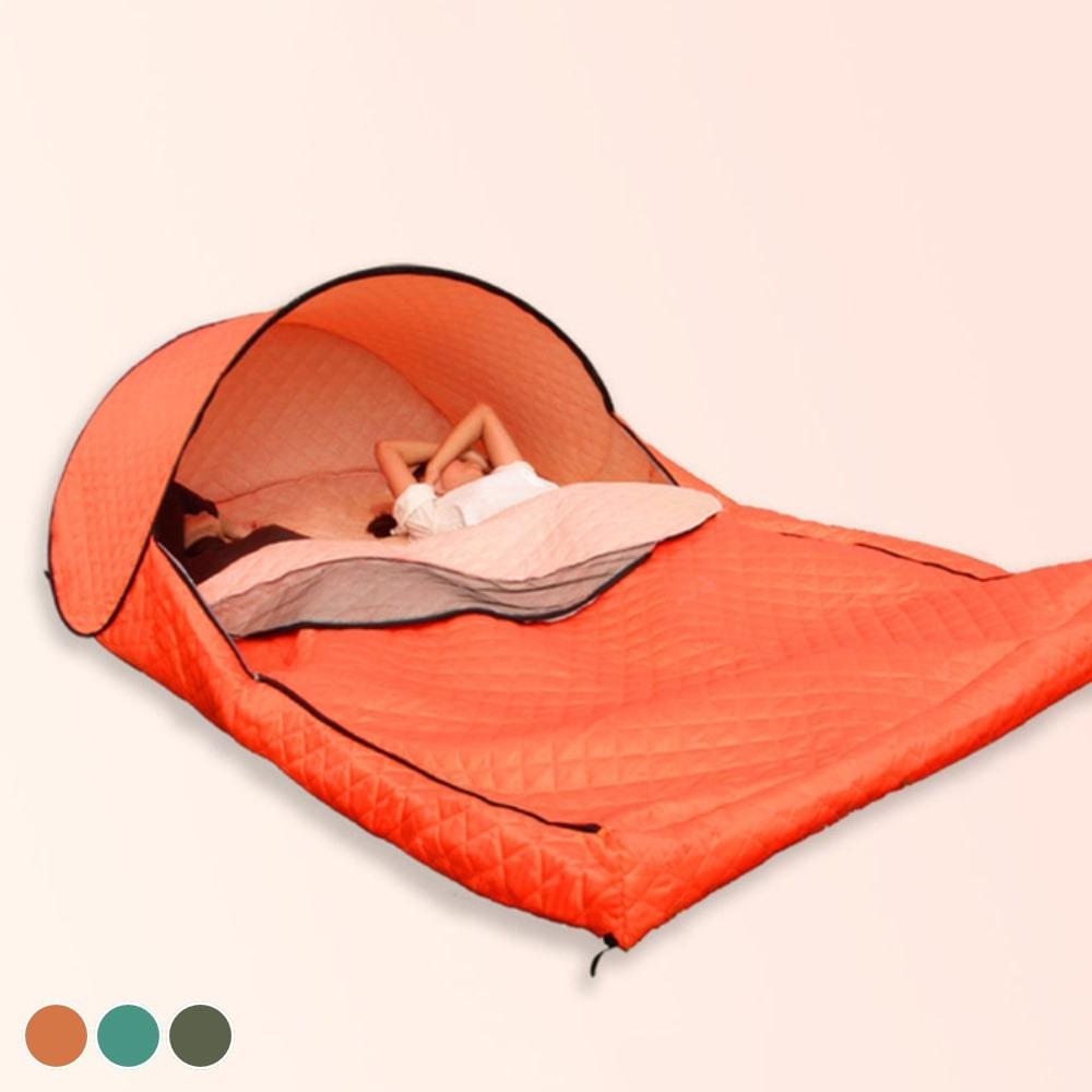 접이식 수면동굴 난방텐트