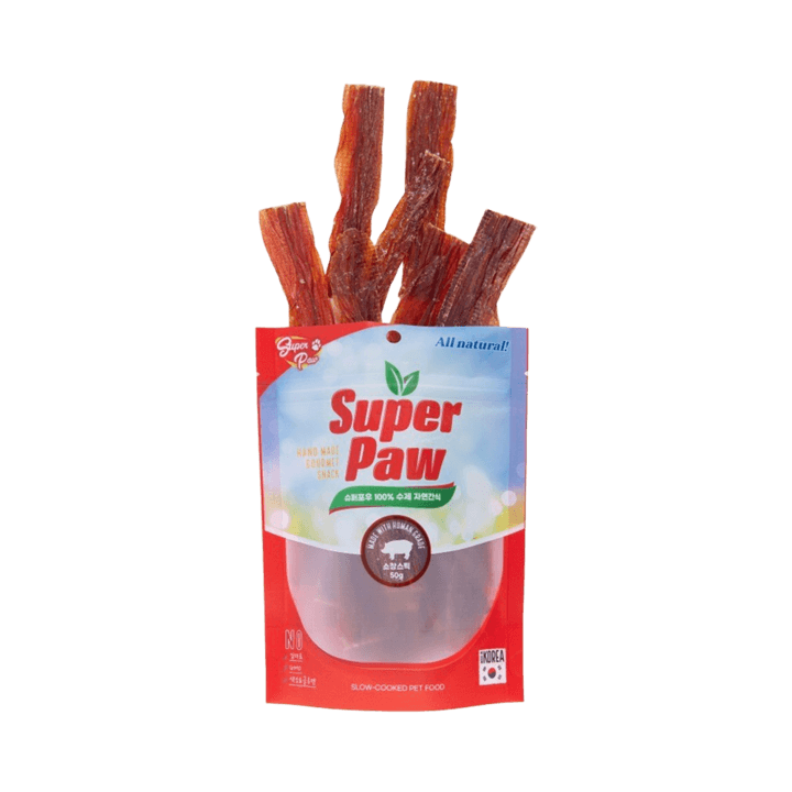 슈퍼포우 수제간식 소창스틱 50g