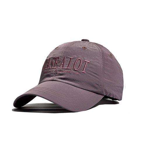 Nylon ball cap - purple grey
