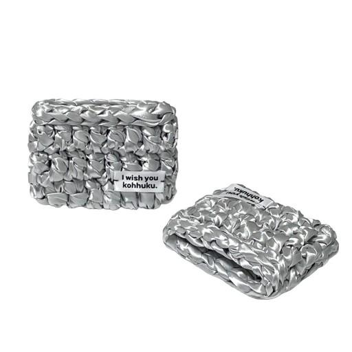 새틴 리본 뜨개 카드지갑 미니백(56color)