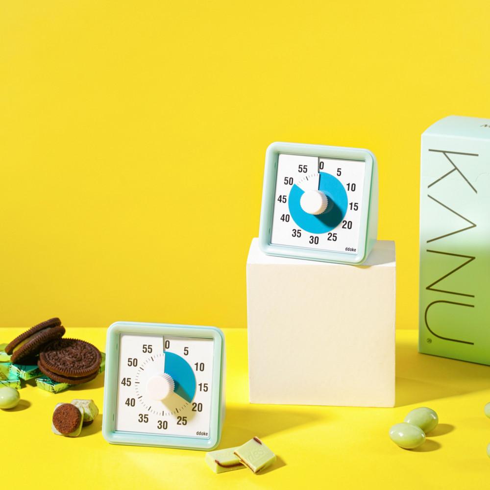 [똑게타이머] 예쁘고 시계방향으로 체크하는 디자인 민트 : 올데이 올웨이즈