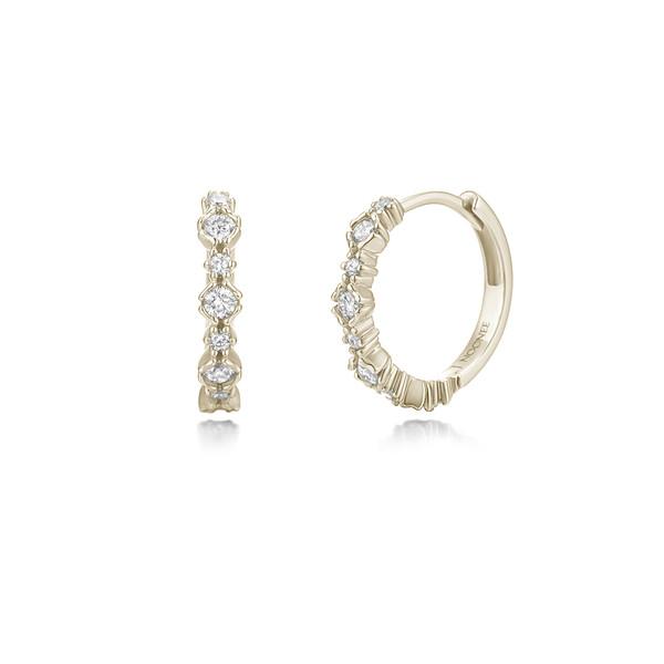 Snowflake Earrings [Hoop]