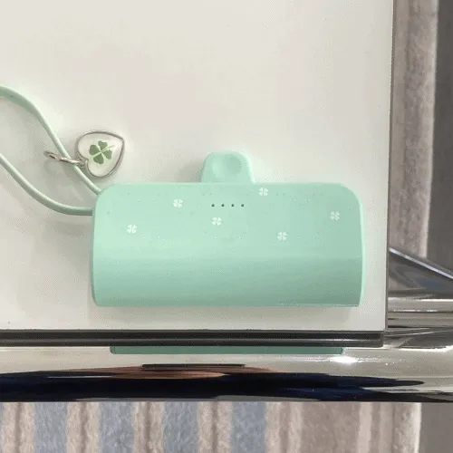 [made] LUCKY clover 도킹형 보조배터리 5000mAh