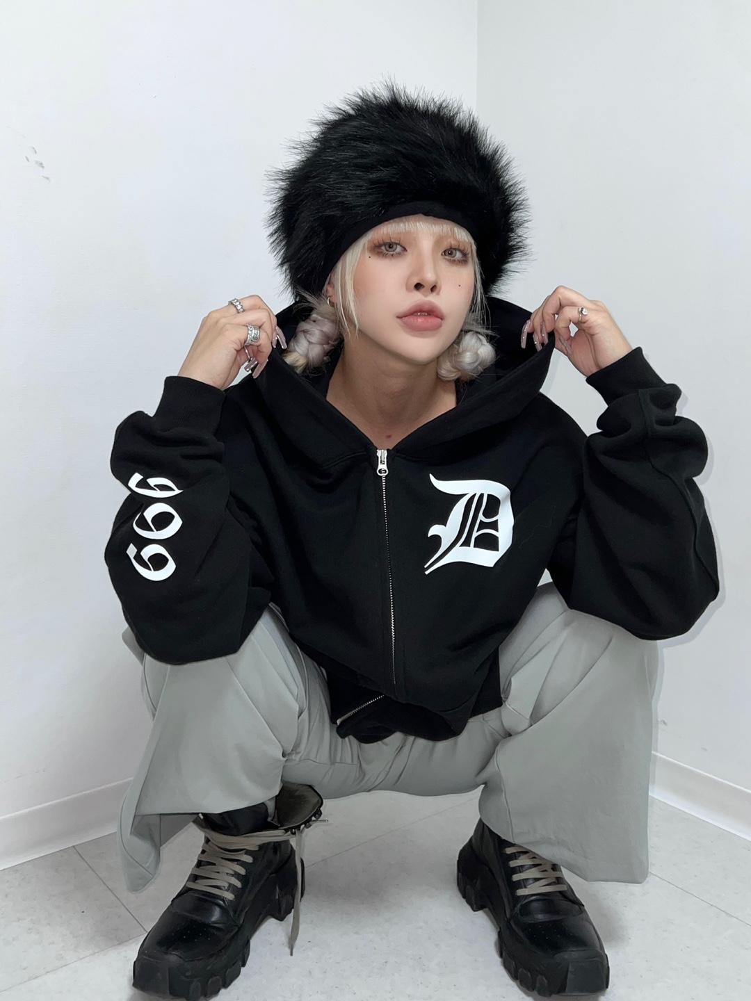 [ODOR MADE] Lettering hood (*주문 후 최소 일주일 소요)