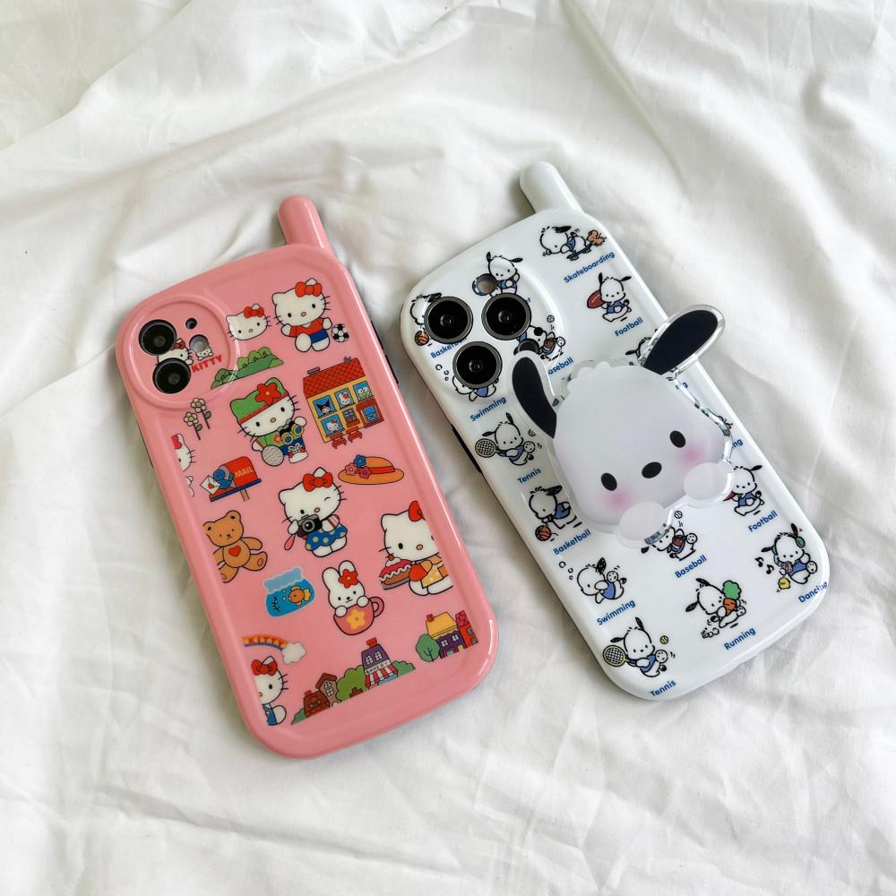 아이폰 강아지 고양이 폰모양 케이스