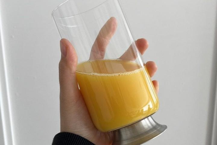 스텐 굽 유리컵 홈카페 에스프레소잔 하이볼 맥주잔 내열유리 500ml