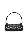 RHOMBUS LEATHER SOULDER BAG_BLACK