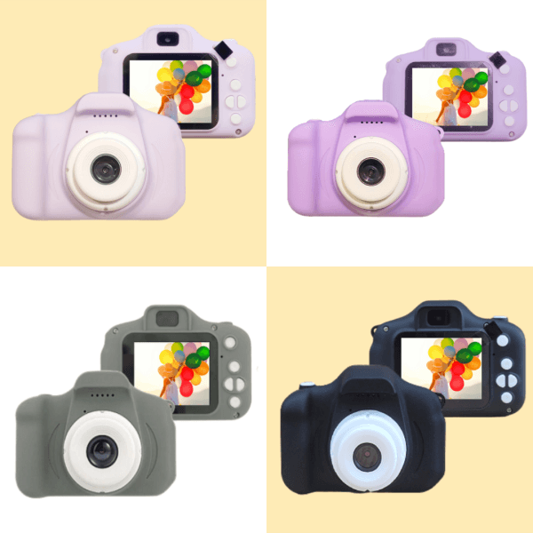 하이라라 어린이카메라 키즈 카메라 퍼플 블랙