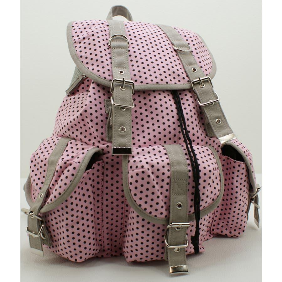 スモールドット 3Pリュック水玉リュック リュックサック