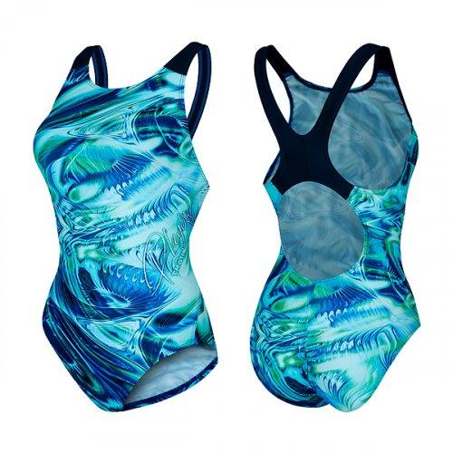 플레이어스 원피스 여성 실내수영복 UKP0151-BL