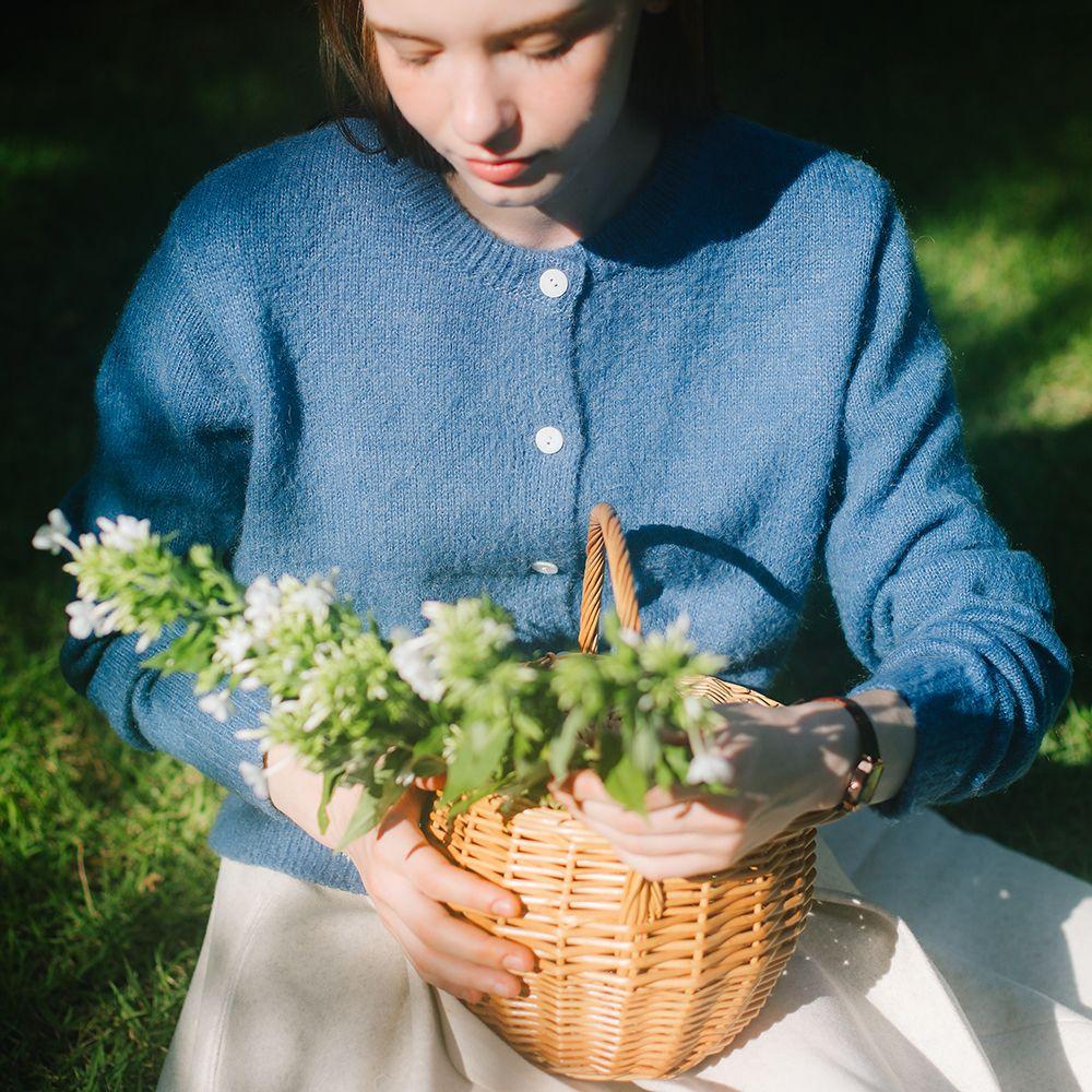 Mohair Brushed Cardigan Knit_V2_Blue