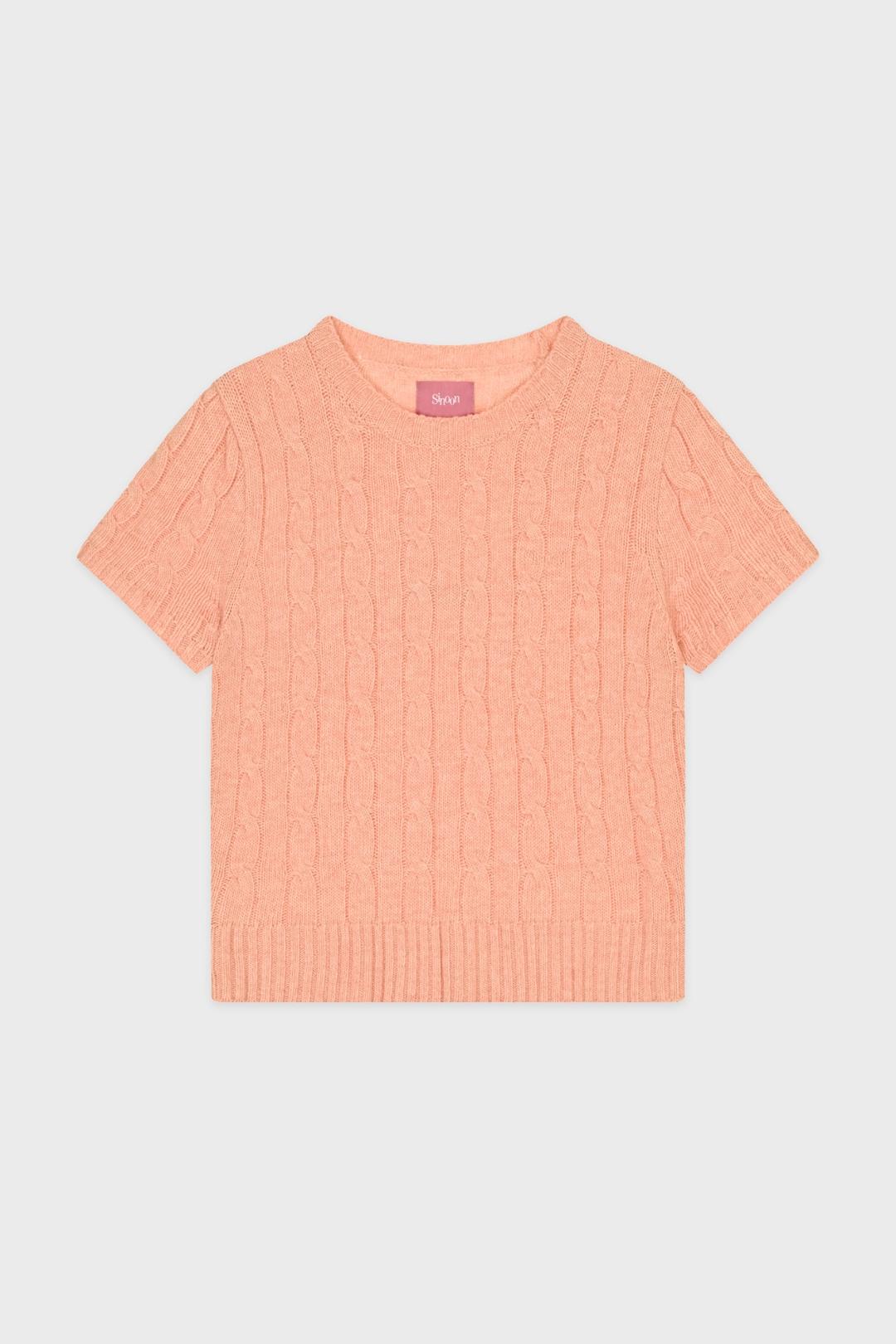 Sinoon Logo Twisted Knit (Apricot)