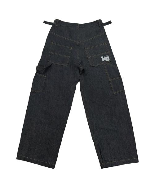 [GRAILZ X KOIN SEOUL] CARPENTER RAW DENIM PANTS [INDIGO]