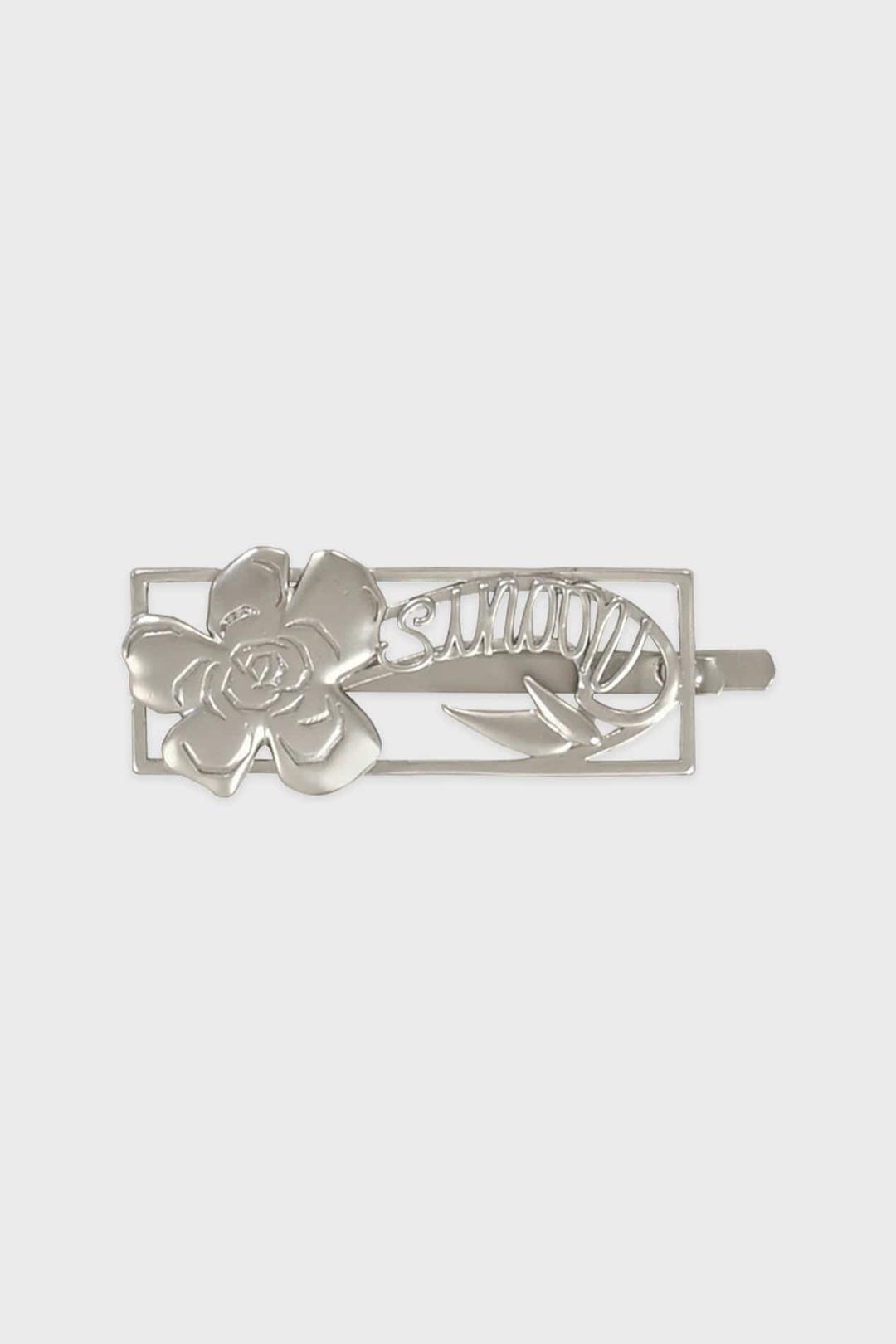 Odd Floral Square Hairpin (Silver)