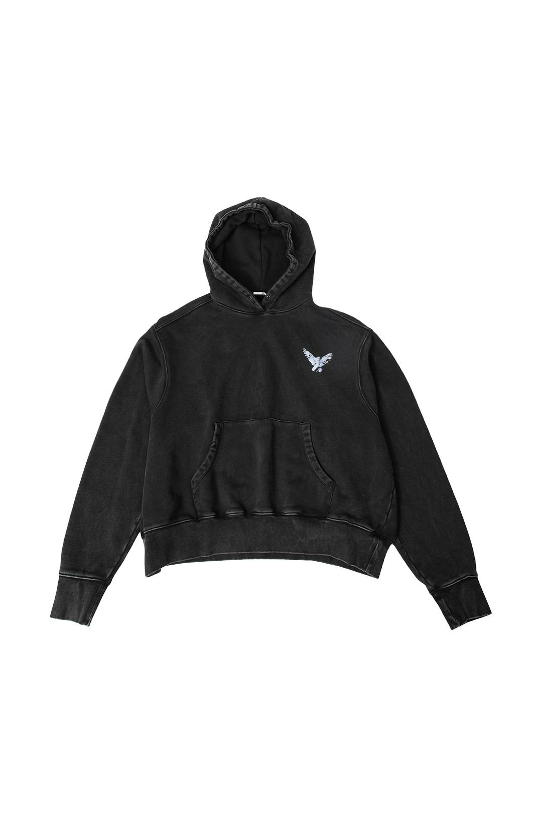 VINTAGE ANIMAL HOODIE [BLACK]