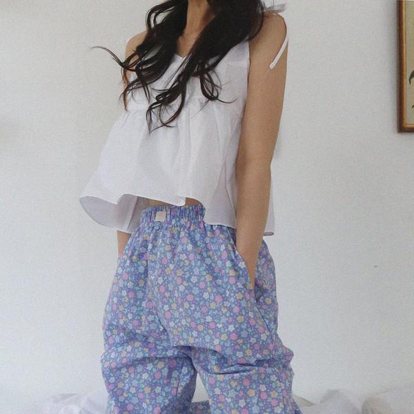 [당일발송] Petit Flowers Pants (2 Colors_Long&Shorts)