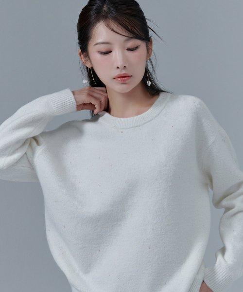 여성 네프 라운드 스웨터-CFRG5274D0A