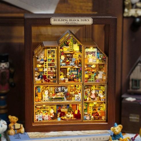 옥탑방어른이 diy 미니어처 하우스 만들기 토끼아파트6종 세트 특별판[한글판] - DIY만들기 | 쿠팡