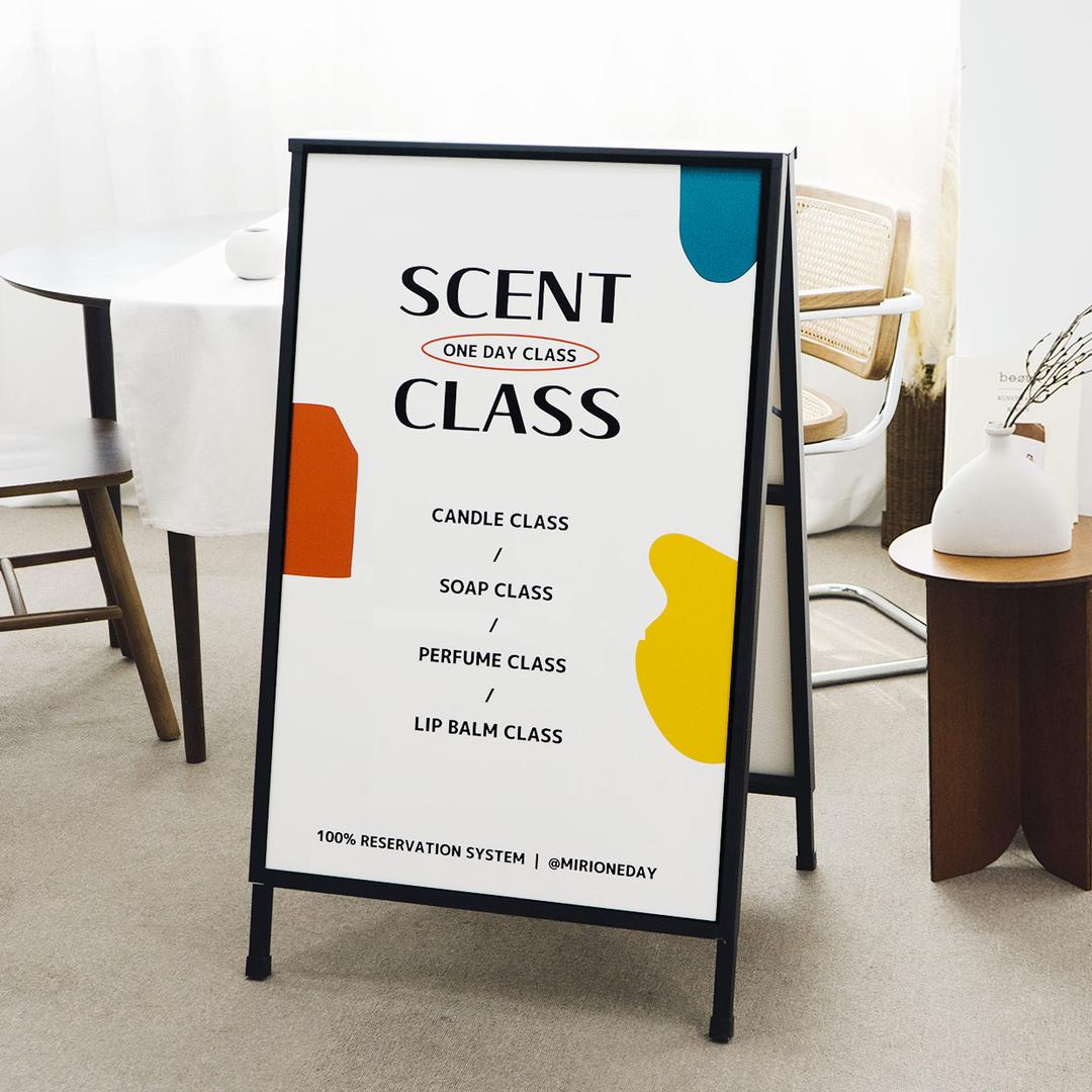 개폐형 철제입간판