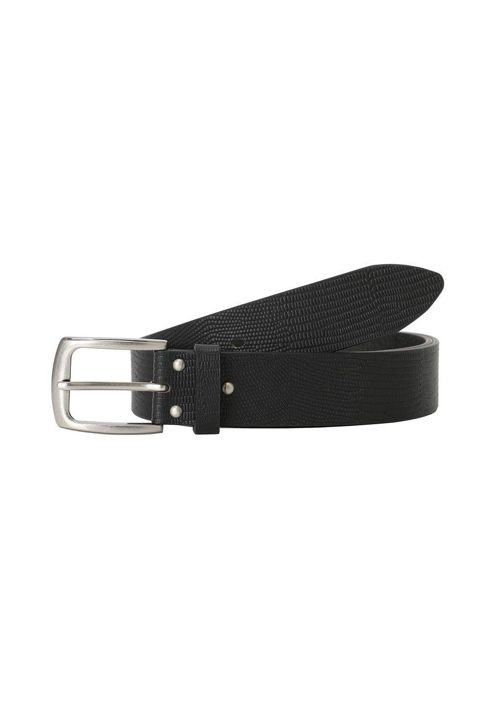 Lizard slim belt