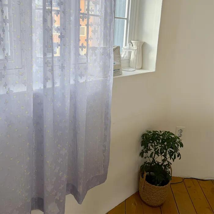 Sheer Curtain - Purple
