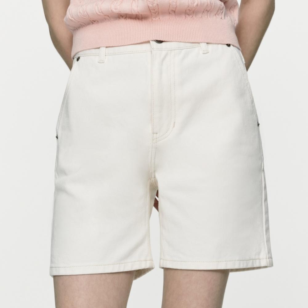 [LIVE특가]denim shorts - ecru