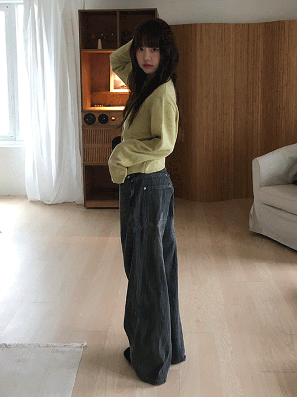 [기장선택 / 5 Size] 어반 스트라이프 데님