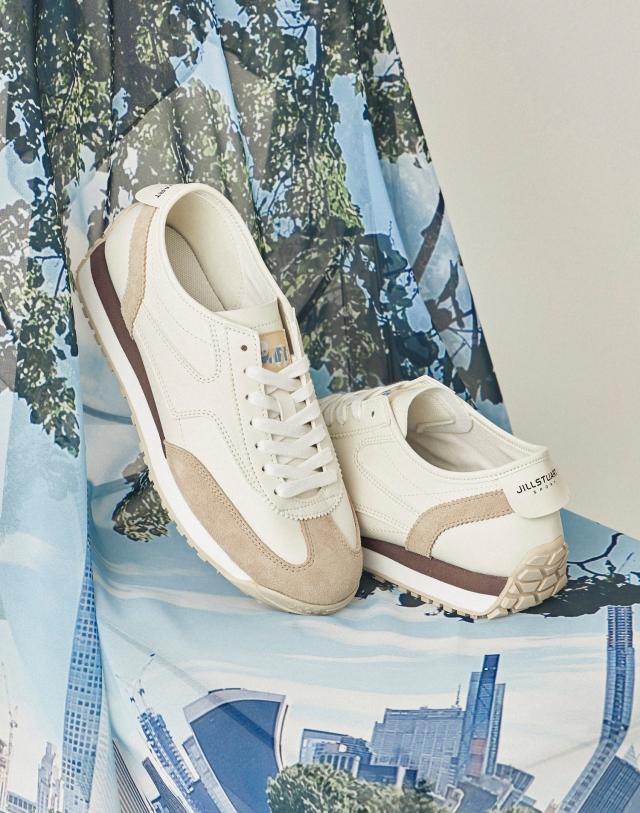 [SWIFT 2.0] 스위프트 2.0 크림 가죽 남녀공용 스니커즈