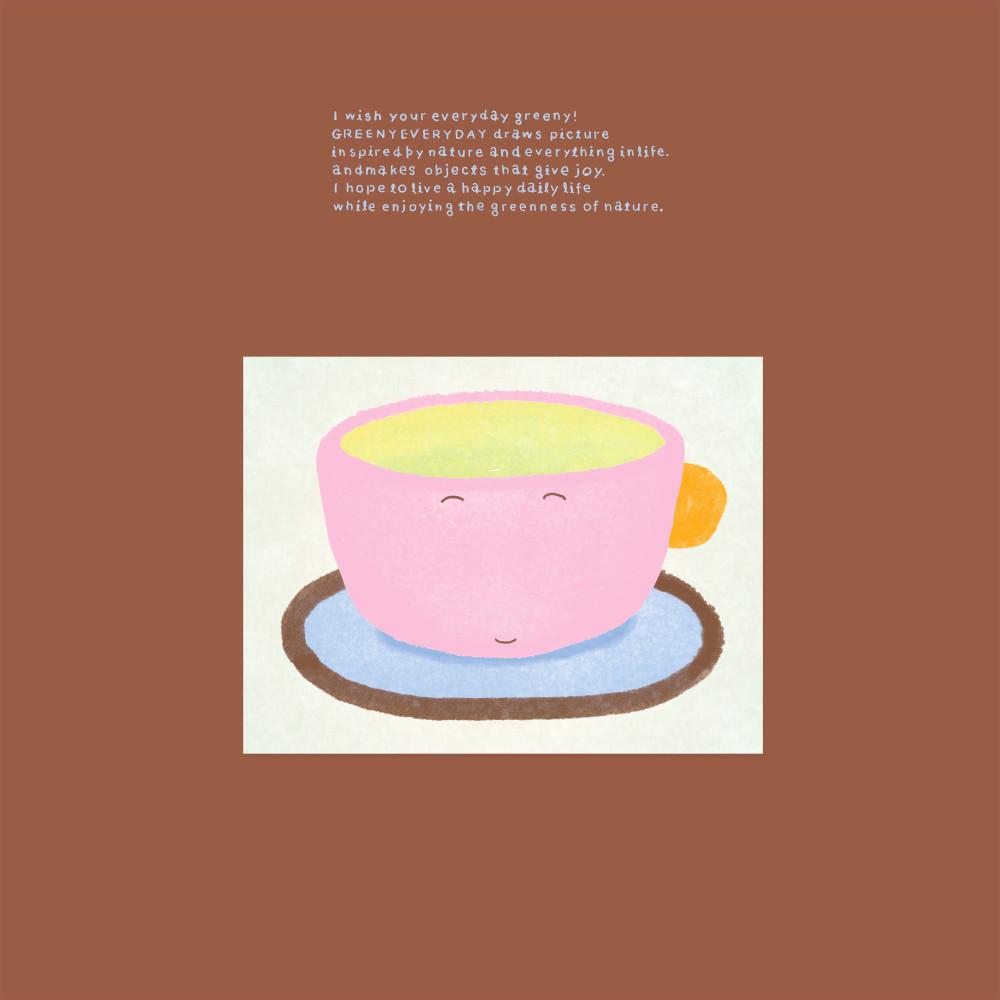 티타임 메모지 (memopad. tea time)
