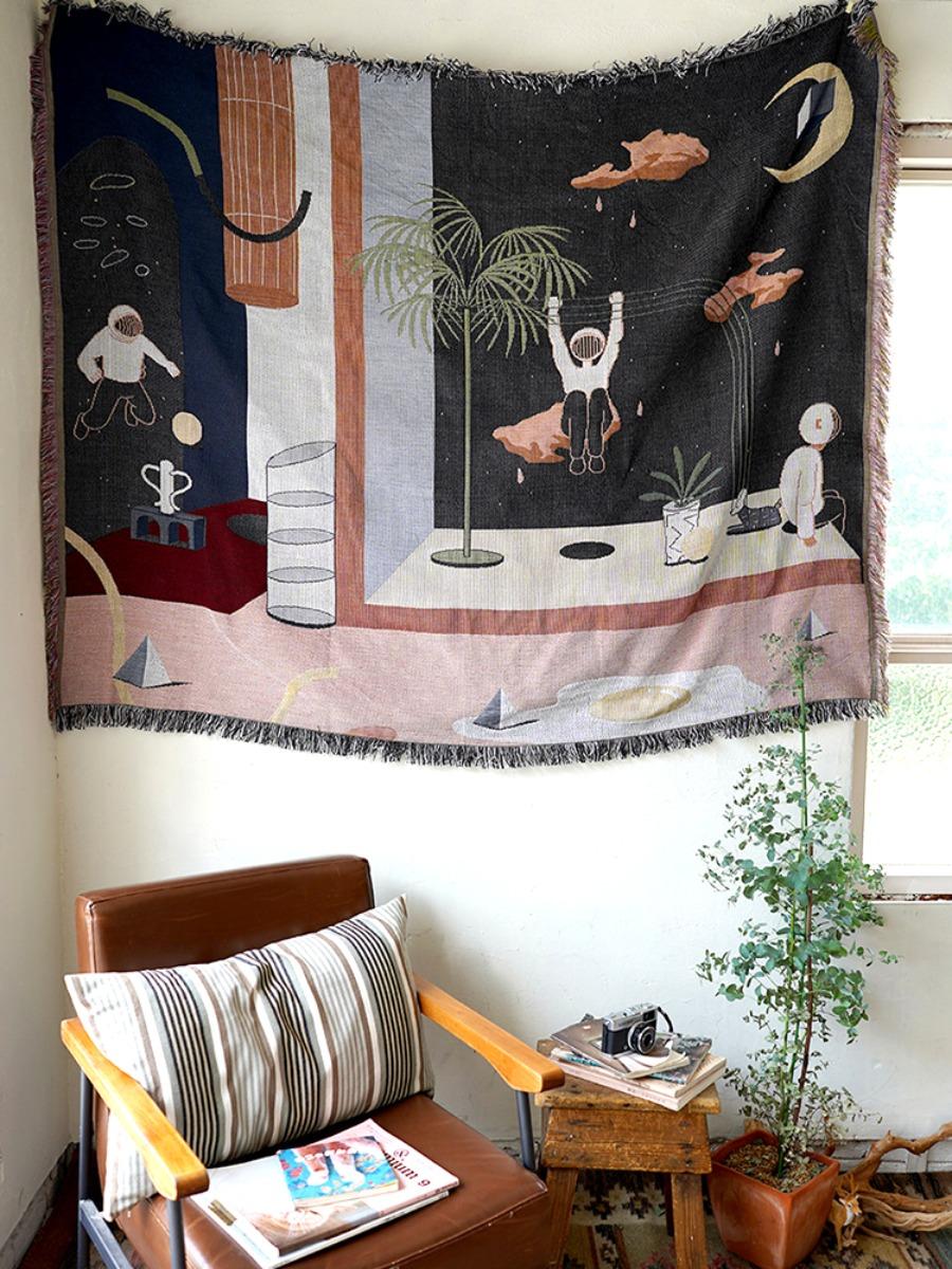 블랑쉬 힐링하는 우주인 블랭킷