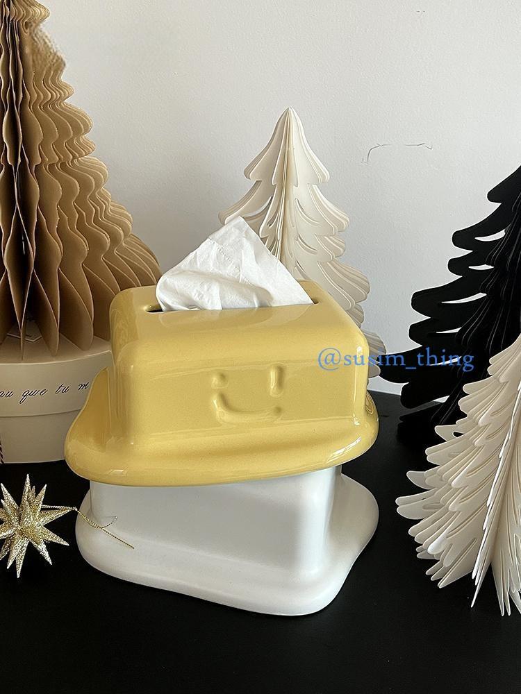 수심 Butter Tissue Case 버터 휴지 케이스 각티슈 화장지 귀여운 케이스