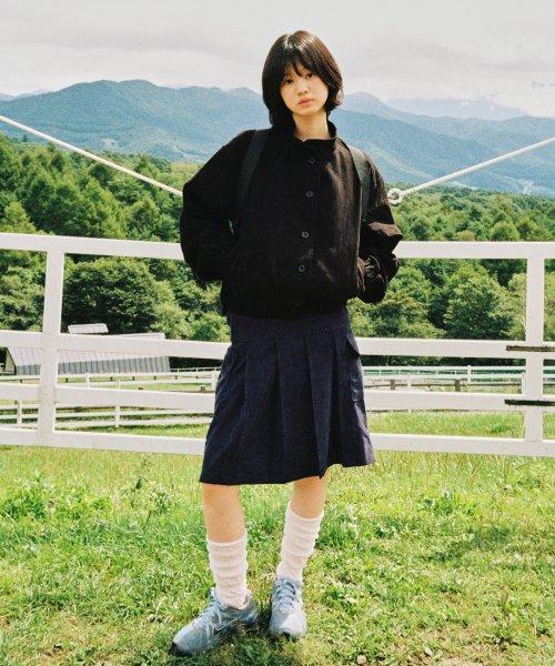 코튼 봄버 점퍼 블랙