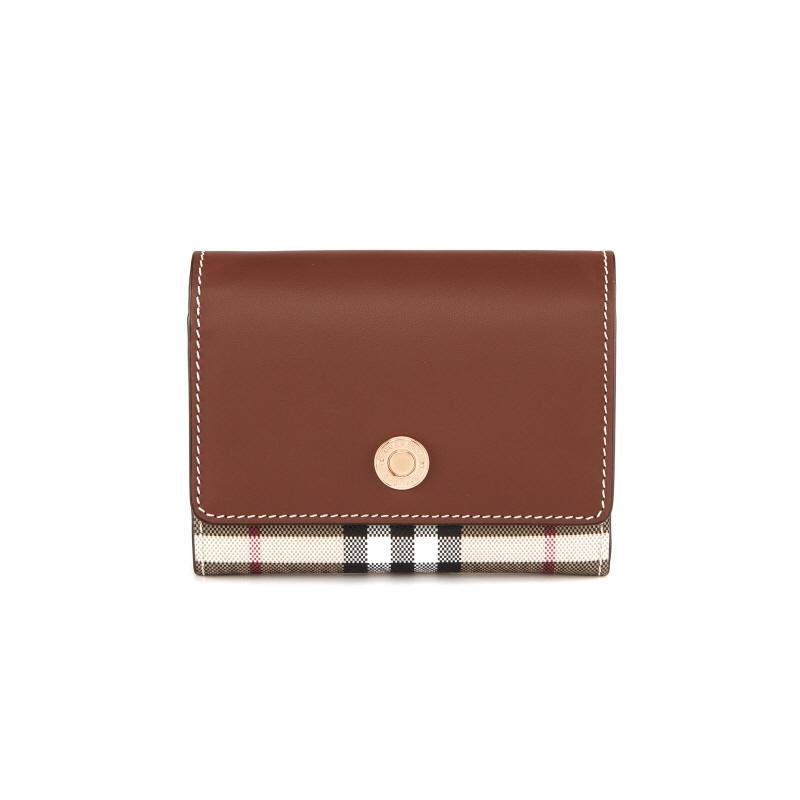 버버리 8057977 A1363 빈티지 체크 3단 스몰 반지갑