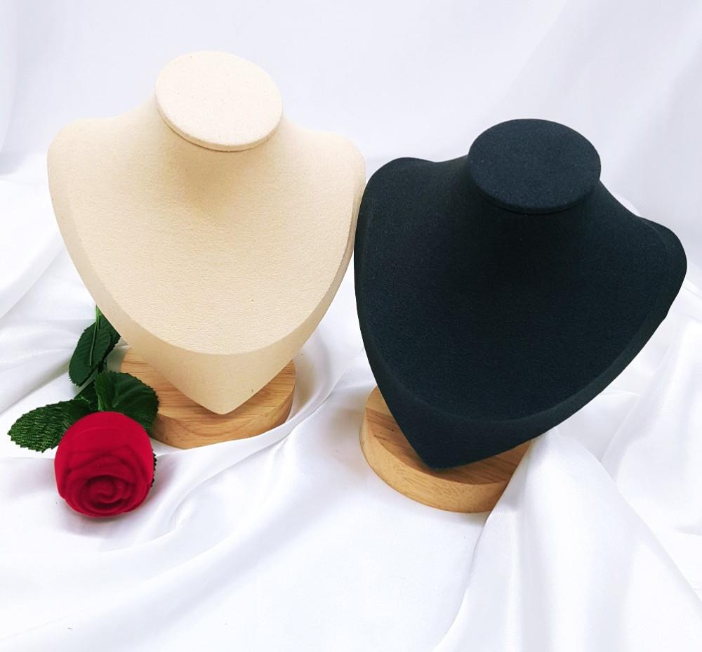 목걸이 마네킹 원목 목걸이거치대 목상