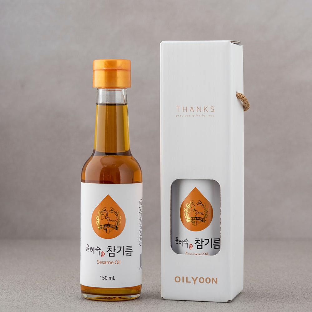저온압착 국산100% 예천 윤혜숙 참기름 150ml