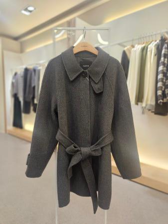 이런 상품 어때요? 클라비스 울혼방 스탠카라 싱글 하프 코트 CVJHG1104M